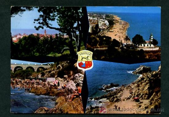 Postales: Calella de la Costa. Sin datos editor n&ordm; 1062. Circulada. - Foto 1