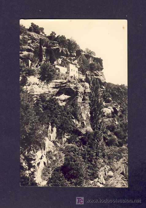 Postales: Postal de PRADES (Tarragona): Ermita des del cingle - Foto 1