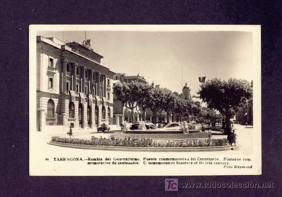 Postales: Postal de TARRAGONA: Rambla Generalisimo (Raymond num.39) - Foto 1