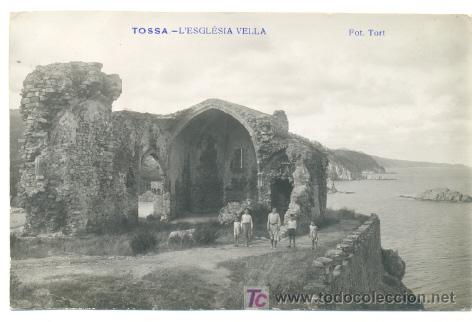 Postales: TOSSA      ...  L`esglesia vella  ... Sin circular - Foto 1
