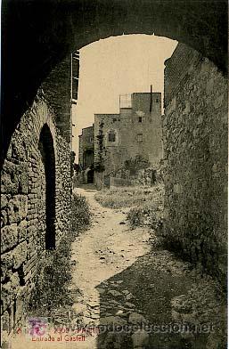 Postais: ATV - 2800. PAPIOL. ENTRADA AL CASTELL.