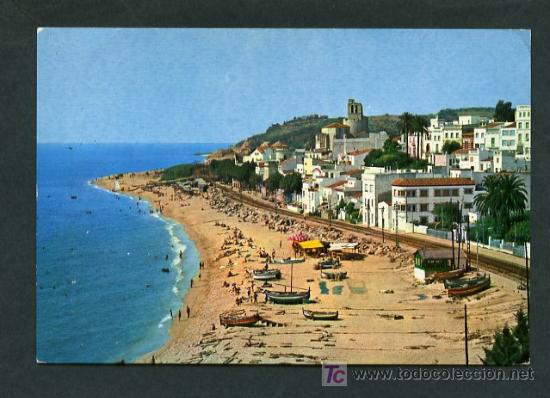 Postales: Sant Pol de Mar. *Su tranquila y pintoresca playa* J. Ubach Puig n&ordm; 1349. Nueva.