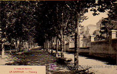 Postales: LA GARRIGA. PASSEIG. - Foto 1
