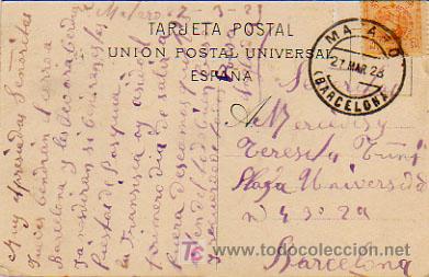 Postales: CANET DE MAR.. PLASSA DEL SANTUARI. - Foto 2