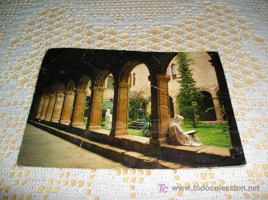 Postales: **ANTIGUA POSTAL DEL,---CLAUSTRO DE SAN ESTEBAN---REAL MONASTERIO DE POBLET**