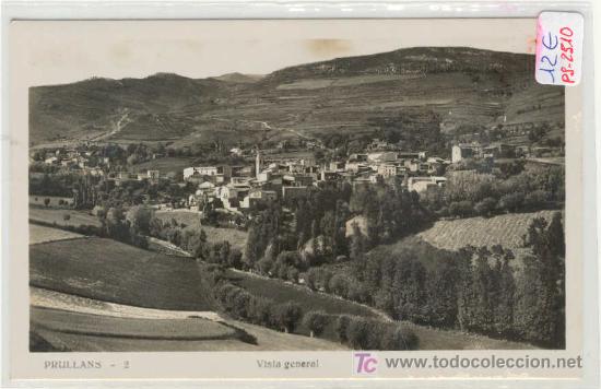 Postales: (PS-2510)POSTAL DE PRULLANS-(LERIDA)VISTA GENERAL