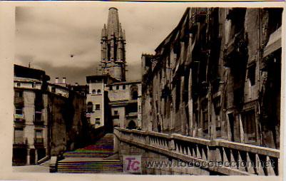 Postales: GIRONA. SUBIDA DE SAN F&Eacute;LIX. - Foto 1