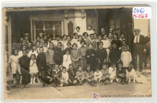 Postcards: (PS-2567)POSTAL DE VICH-GRUPO DE PERSONAS A&Ntilde;O 1920