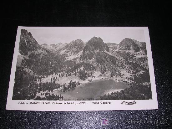 Postales: LAGO S. MAURICIO ( ALTO PIRINEO DE LERIDA ), VISTA GENERAL