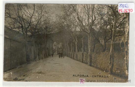 Postkarten: (PS-2690)POSTAL DE ALFORJA(TARRAGONA)-ENTRADA POBLACION