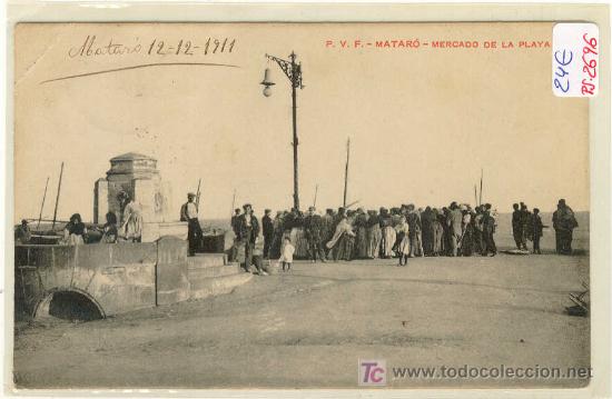 Postales: (PS-2696)POSTAL DE MATARO-MERCADO DE LA PLAYA