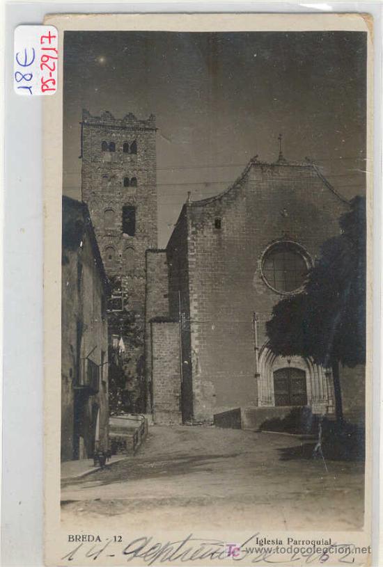 Postcards: (PS-2917)POSTAL DE BREDA-IGLESIA PARROQUIAL