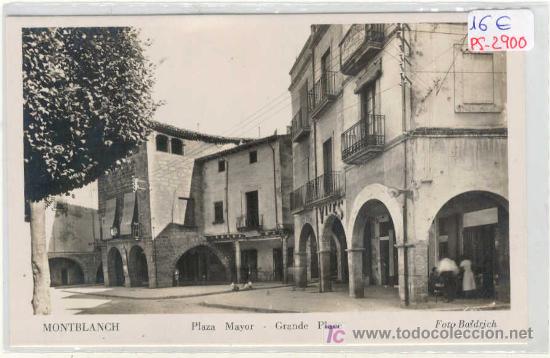 Postales: (PS-2900)POSTAL DE MONTBLANCH-PLAZA MAYOR