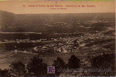 Postkarten: SAN BAUDILIO. SANT BOI. DESDE LA ERMITA DE SAN RAMON. PANORAMA DE SAN BAUDILIO. (L. ROISIN).