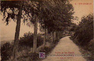 Postkarten: SAN BAUDILIO. SANT BOI. ERMITA DE SAN RAMON. CARRETERA DE LA ERMITA. (L. ROISIN).