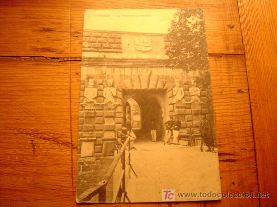 Postales: Postal de Perpignan - La Porte de la Ciudadelle - Foto 1