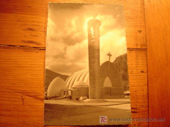 Postales: Postal 411 Alto Ribagorzana  Lerida Pont de Suert Iglesia Parroquial fachada principal y campanar