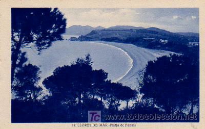 Postales: LLORET DE MAR. PLATJA DE FANALS. - Foto 1