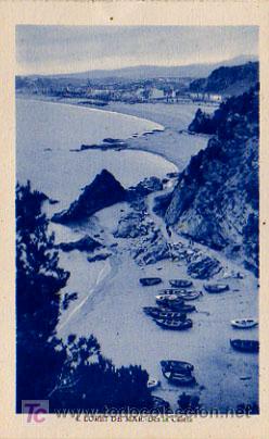 Postales: LLORET DE MAR. DES DE LA CALETA. - Foto 1