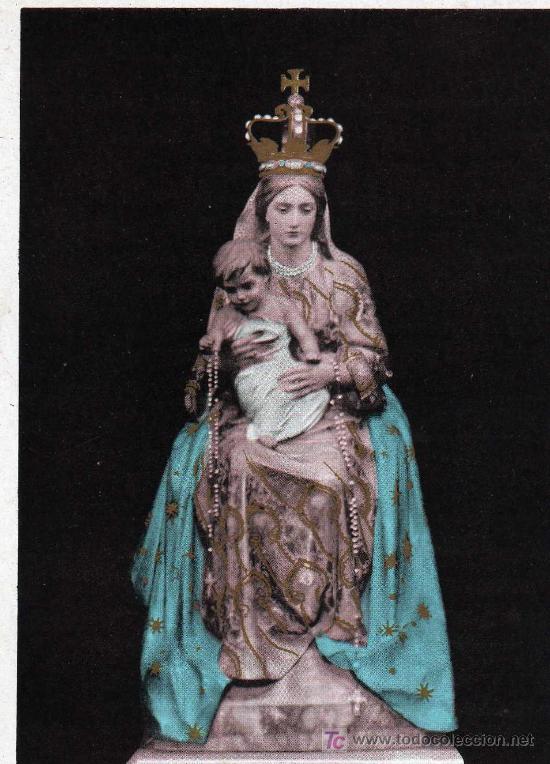 Postales: NTRA. SRA. DEL ROSARIO DE POMPEYA QUE SE VENERA EN LA IGLESIA DE LOS PP. CAPUCHINOS DE BARCELONA-