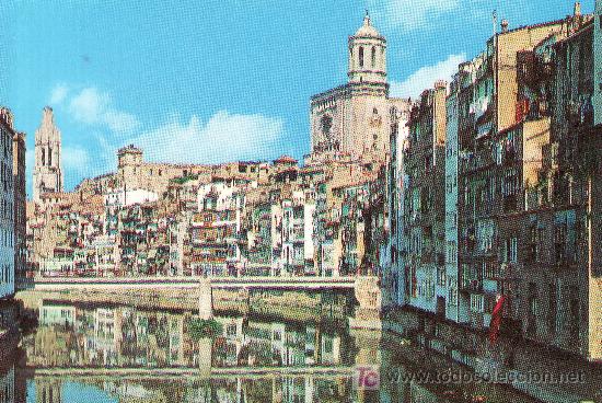 Postales: GERONA. RIO O&Ntilde;AR. NO CIRCULADA. - Foto 1