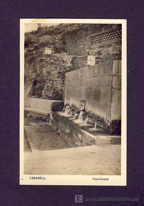Postales: Postal de TARADELL (Barcelona): Font gran - Foto 1