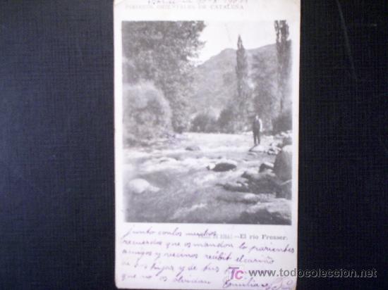 Postales: TARJETA POSTAL DE VALLE DE RIBAS - EL RIO FRESSER