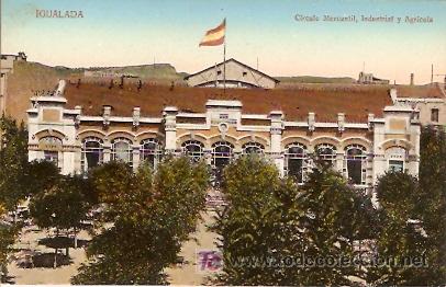 Postales: IGUALADA CIRCULO MERCANIL Y AGRICOLA - Foto 1