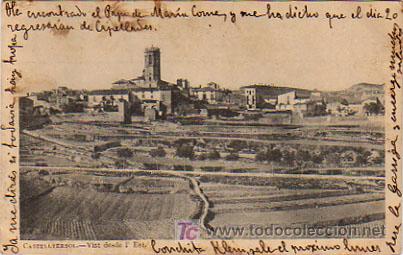 Postales: CASTELLTERSOL. VIST DES DE LEST. - Foto 1
