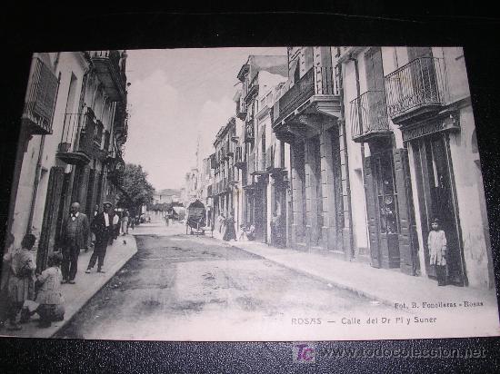Postales: ROSAS, CALLE DEL DR. PI Y SUNER - Foto 1