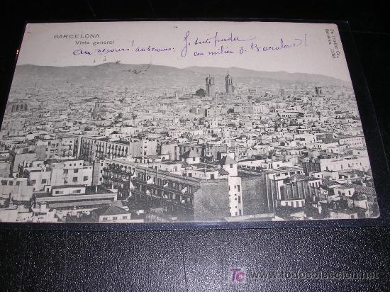 Postales: BARCELONA, VISTA GENERAL, 1901 - Foto 1