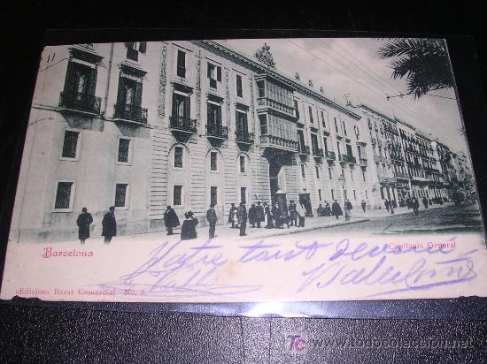 Postales: BARCELONA, CAPITANIA GENERAL - Foto 1