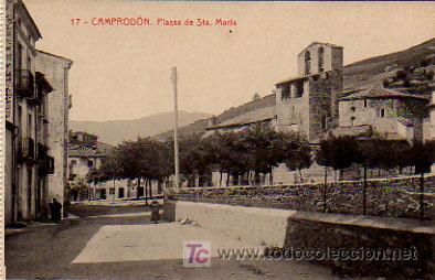 Postales: CAMPRODON. PLASSA DE STA. MARIA. (THOMAS). - Foto 1