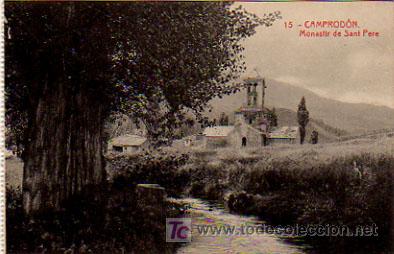 Postales: CAMPRODON. MONASTIR DE SANT PERE. (THOMAS). - Foto 1