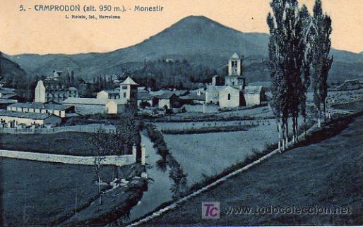 Postales: POSTAL CAMPRODON MONESTIR - Foto 1