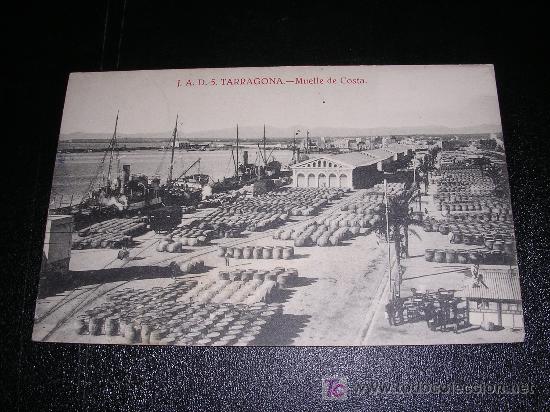 Postales: J.A.D. 5, TARRAGONA, MUELLE DE COSTA - Foto 1