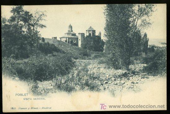 Cartoline: TARJETA POSTAL DE POBLET, VISTA GENERAL. 1053