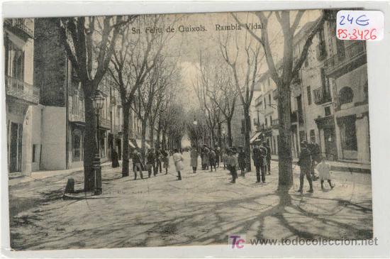 Postcards: (PS-3426)POSTAL DE SAN FELIU DE GUIXOLS(GIRONA)-RAMBLA VIDAL