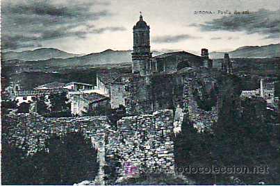 Postales: POSTAL DE GIRONA, POSTA DE SOL - Foto 1