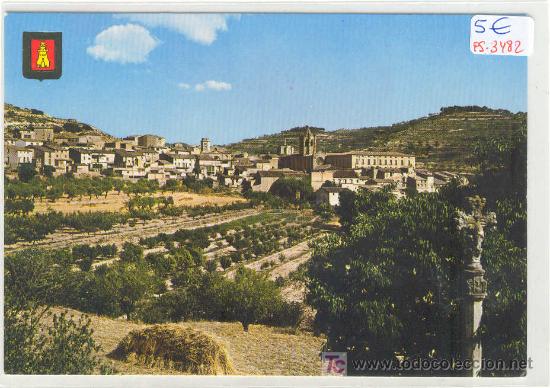 Postales: (PS-3482)POSTAL DE VALLBONA DE LAS MONJAS(LLEIDA)-VISTA GENERAL