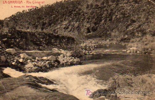 Postales: POSTAL DE LA GARRIGA RIO CONGOST - Foto 1