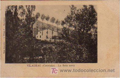 Postales: VILADRAU. LA SALA NOVA. - Foto 1