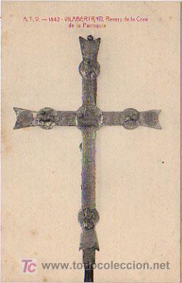 Postkarten: ATV - 1842. VILABERTRAN. REVERS DE LA CREU DE LA PARROQUIA.