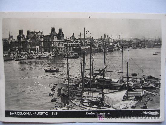 Postales: BARCELONA  - PUERTO  113 - EMBARCADEROS - Foto 1