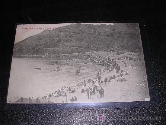 Postales: PORT-BOU, PLAYA Y EMBARCADERO - Foto 1