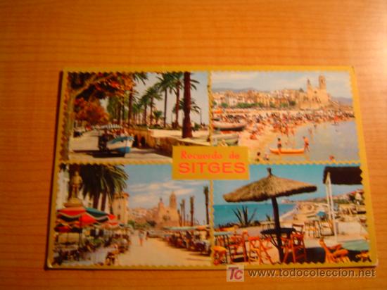 Postales: POSTAL SITGES PLAYA DE ORO - Foto 1