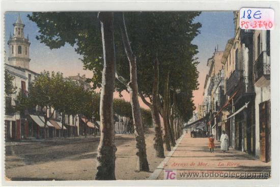 Postcards: (PS-3740)POSTAL DE ARENYS DE MAR-LA RIERA