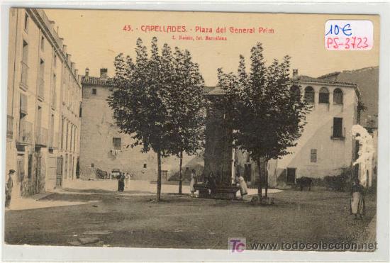 Postkarten: (PS-3723)POSTAL DE CAPELLADES-PLAZA DEL GENERAL PRIM