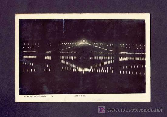 Postales: Postal de PUIGCERDA (Girona): Llac de nit - Foto 1