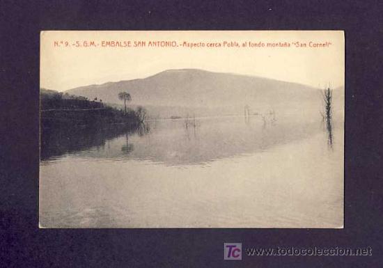 Postais: Postal de LA POBLA DE SEGUR (Lleida): Embassament de Sant Antoni (SGM, Ed.Odrog num.9)